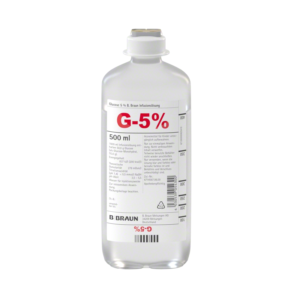 Glucose 5 % B. Braun Infusionslösung